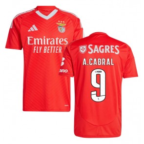 Benfica Arthur Cabral #9 Replika Hjemmebanetrøje 2024-25 Kortærmet